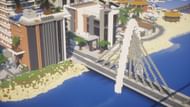Los Santos recreated in GTM (Image via Grand Theft Minecart)